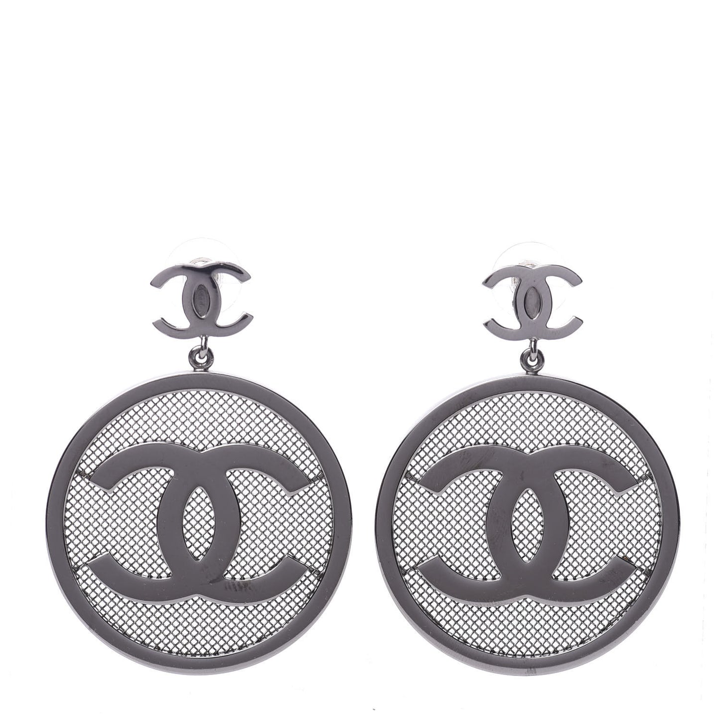 Ruthenium CC Drop Earrings