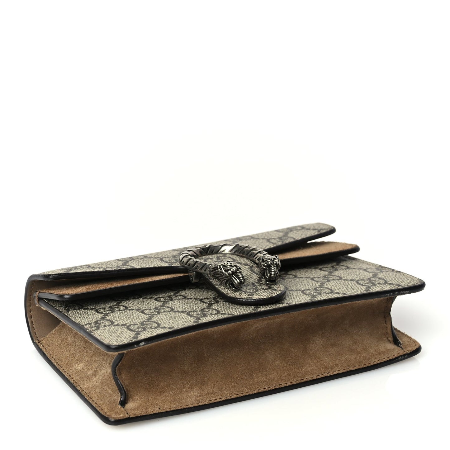 GG Supreme Monogram Super Mini Dionysus Shoulder Bag Taupe