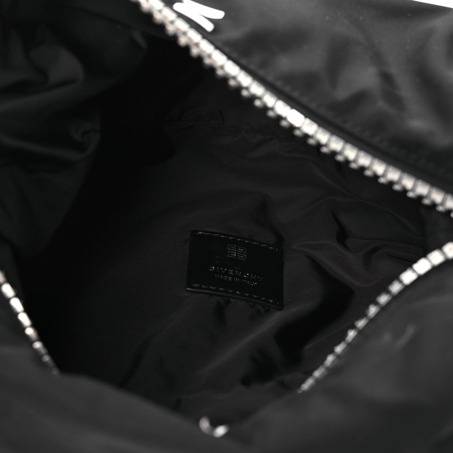 Nylon G-Zip Bum Bag Black