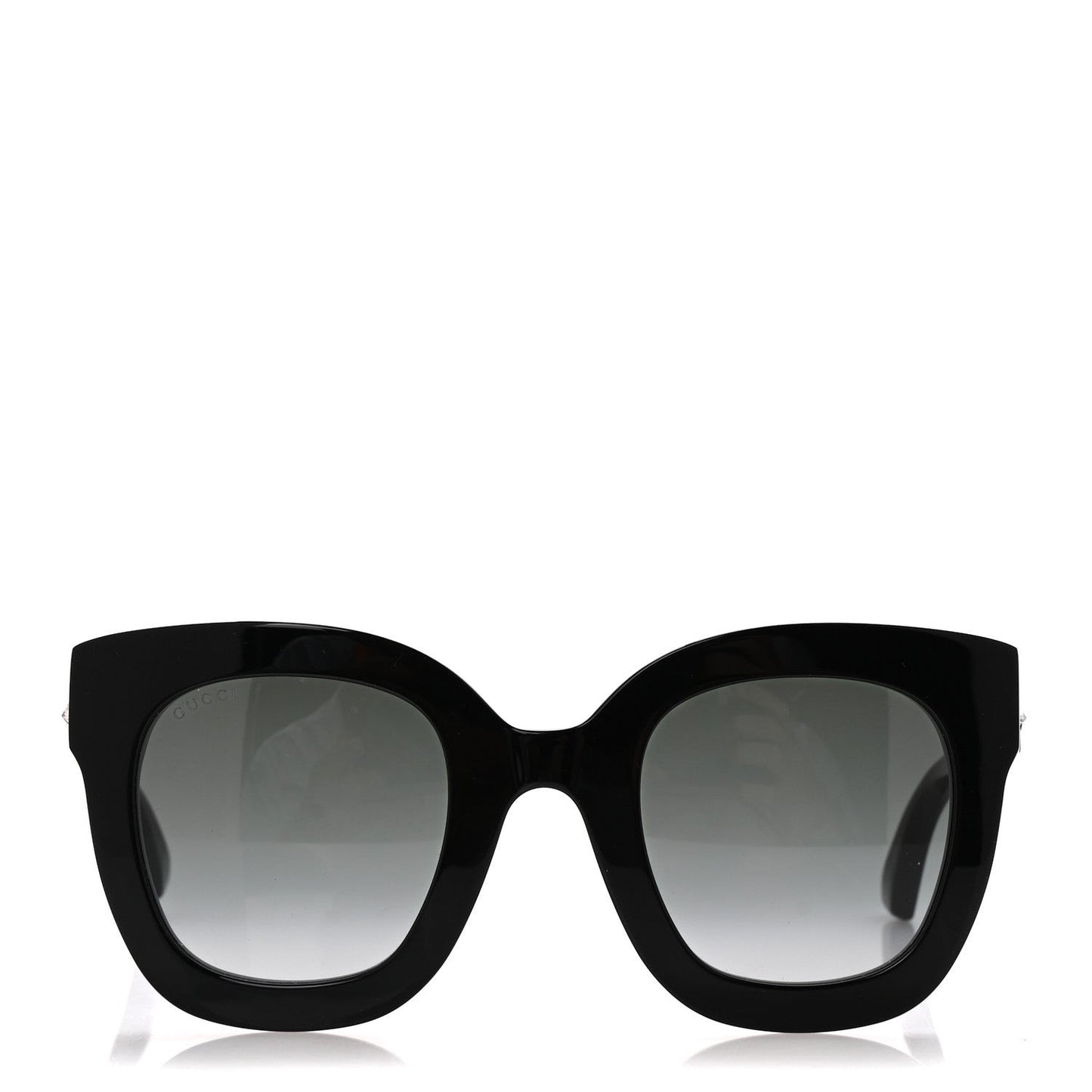 Acetate Crystal Star Round Frame Sunglasses GG0208S Black