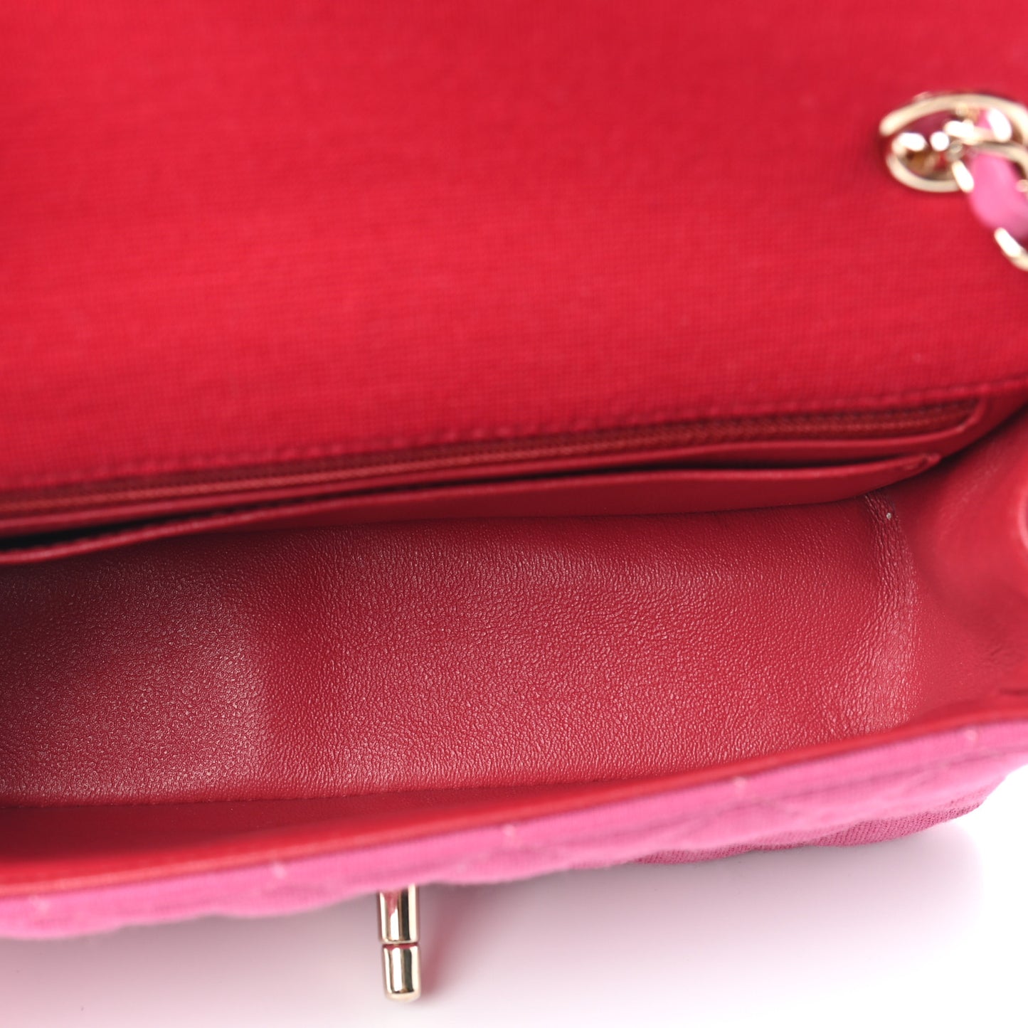 Jersey Quilted Mini Rectangular Flap Pink