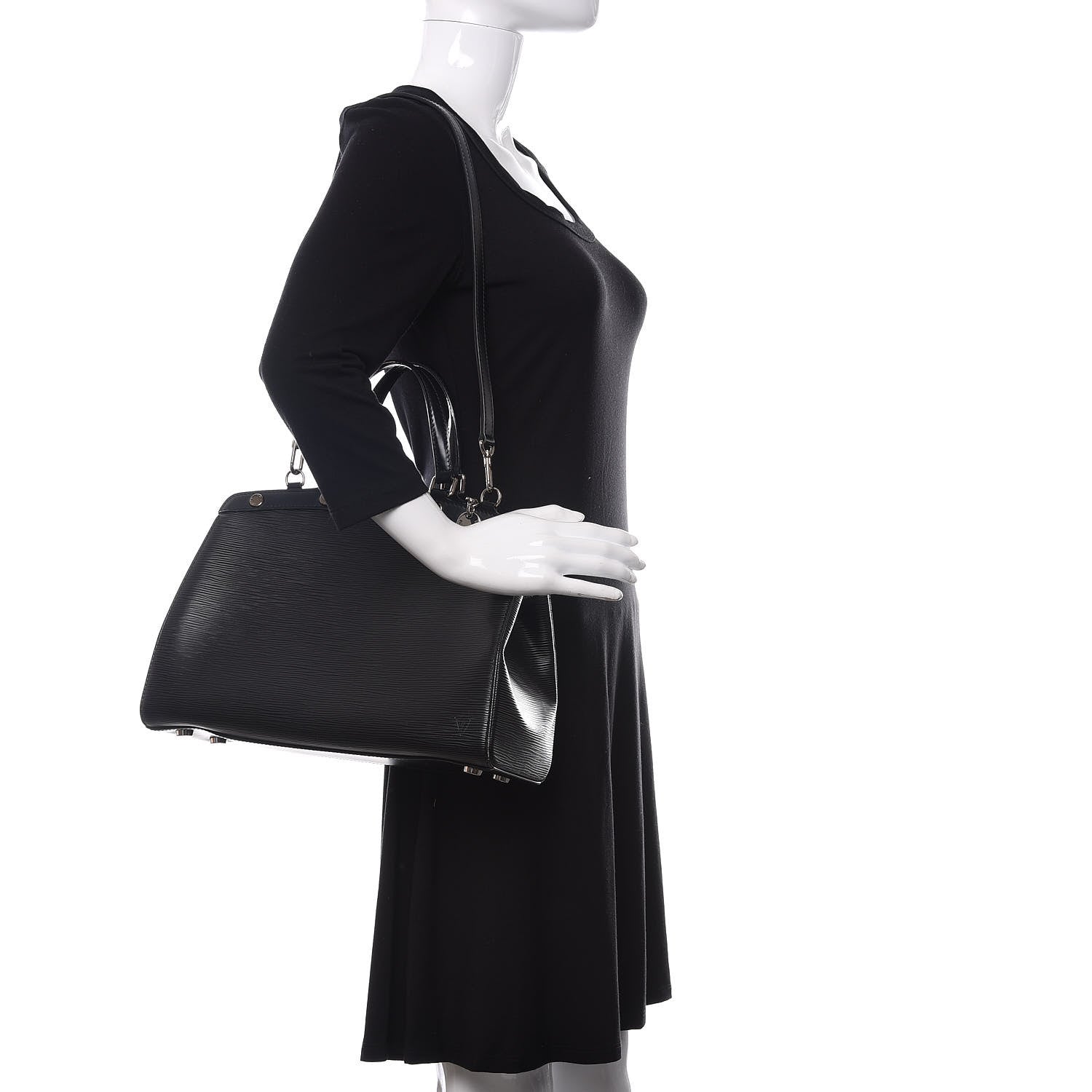 Louis Vuitton Epi Brea MM Black 2 of 11