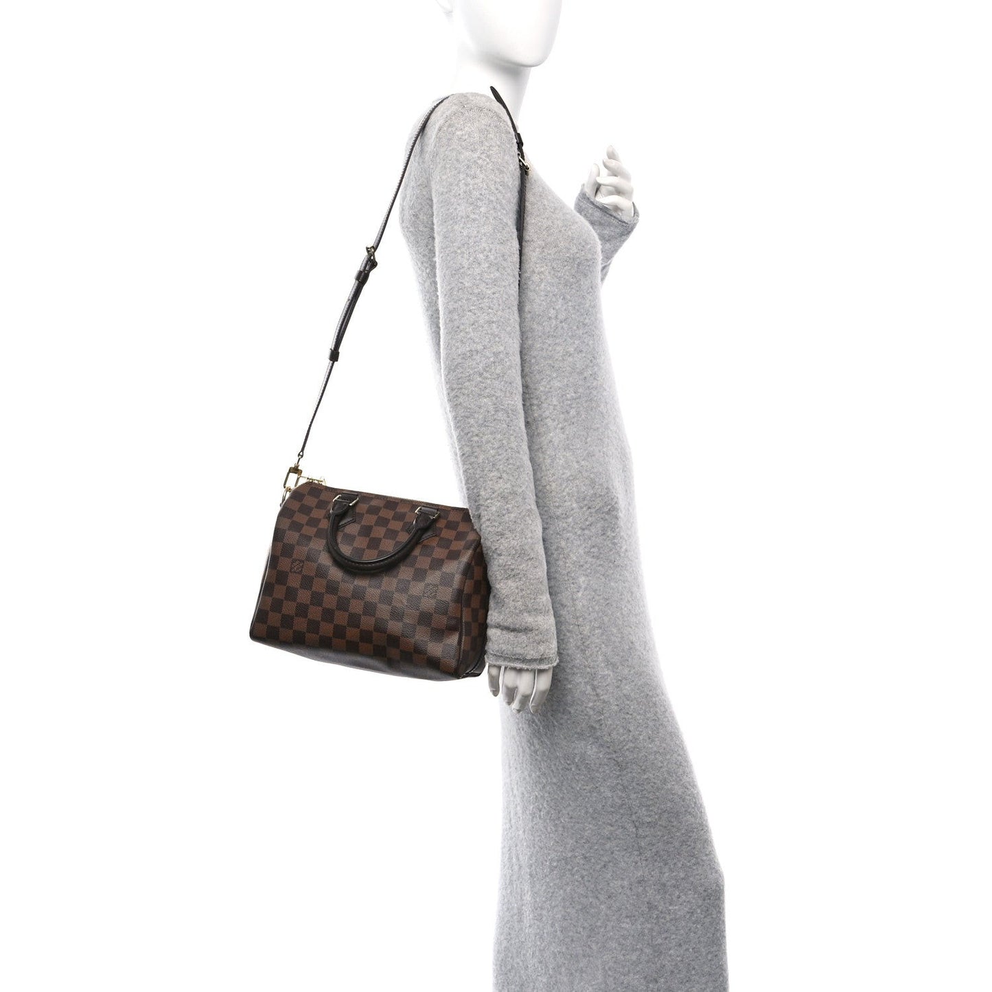 Damier Ebene Speedy Bandouliere 25