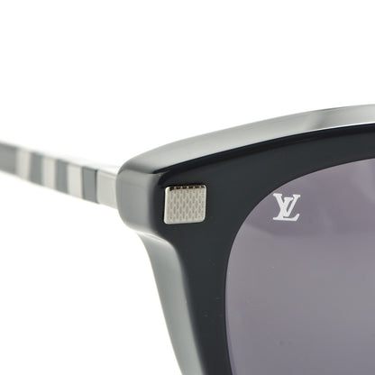 Louis Vuitton Conviction MM Sunglasses Z0687W Blue Grey 7 of 7