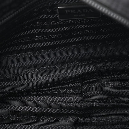 Prada Tessuto Nylon Triangle Shoulder Bag Black 4 of 8