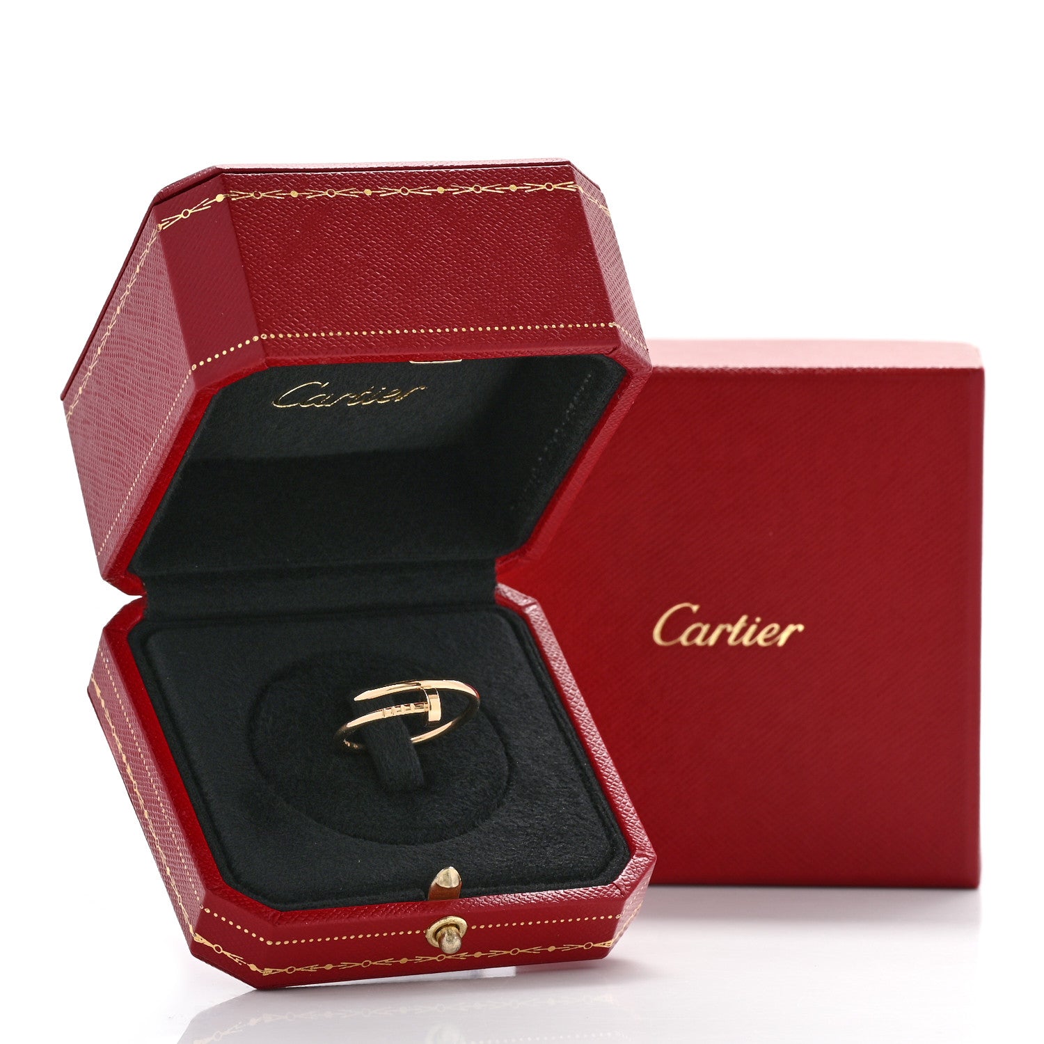 Cartier 18K Yellow Gold Small Juste Un Clou Ring 61 9.5 5 of 5