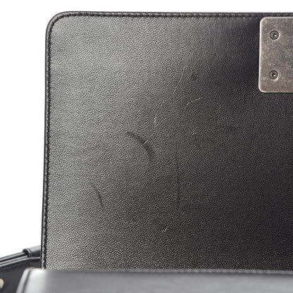 Chanel Lambskin Quilted Medium Boy Flap Black 8 of 11