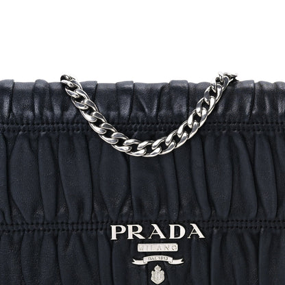 Prada Nappa Gaufre Wallet On Chain  Black 6 of 7