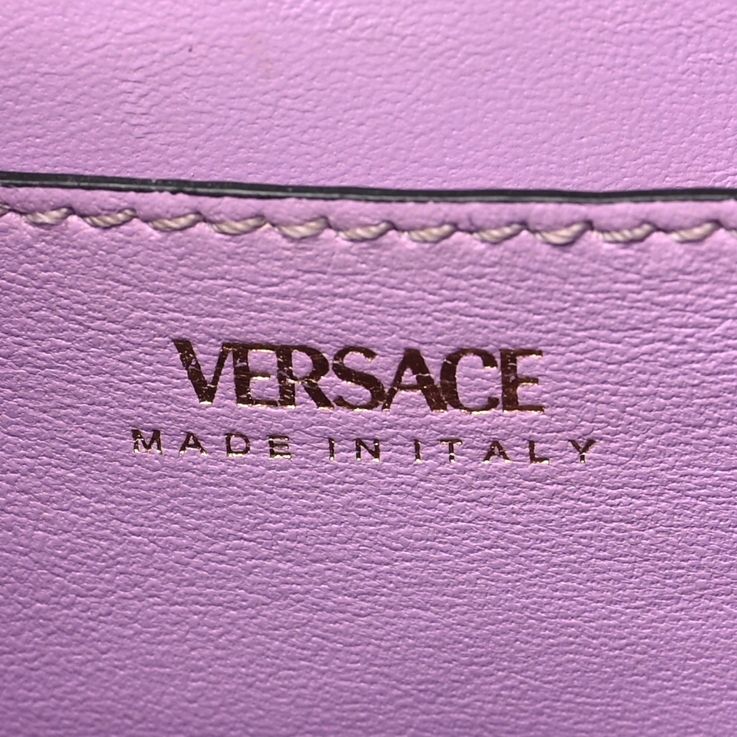 Versace Calfskin Medusa Small Top Handle Handbag Fuxia Light Pink 6 of 7
