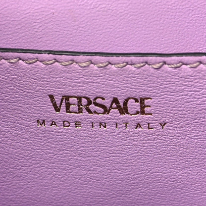 Versace Calfskin Medusa Small Top Handle Handbag Fuxia Light Pink 6 of 7