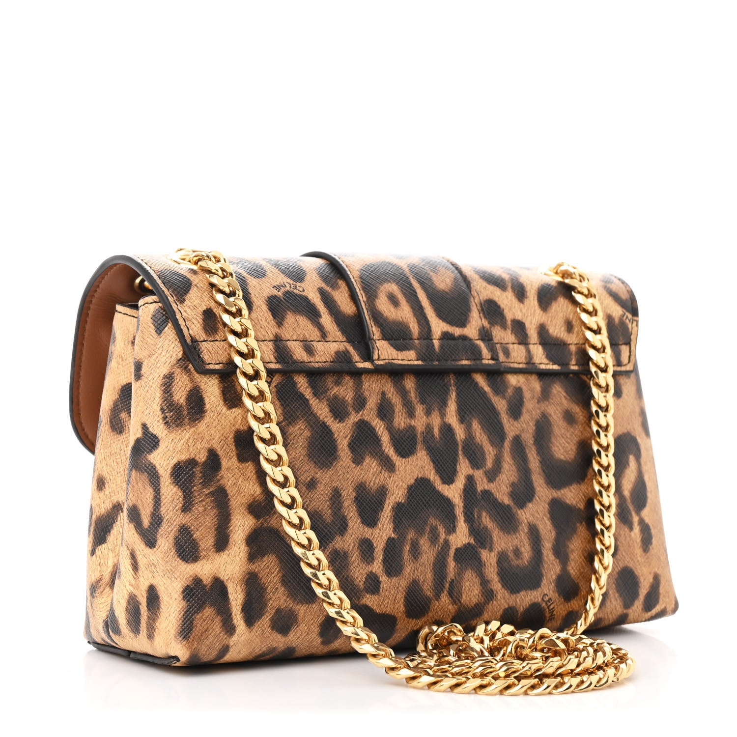 Celine Canvas Leopard Teen Victoire Tan 3 of 11