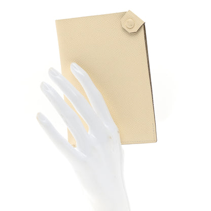Hermes Epsom Tarmac PM Passport Holder Nata 2 of 6