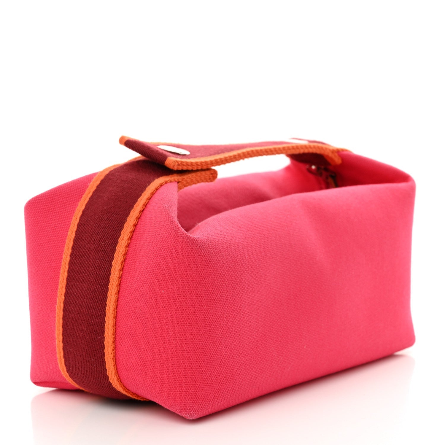 Hermes Canvas Small Bride-A-Brac Pouch Hibiscus 3 of 7