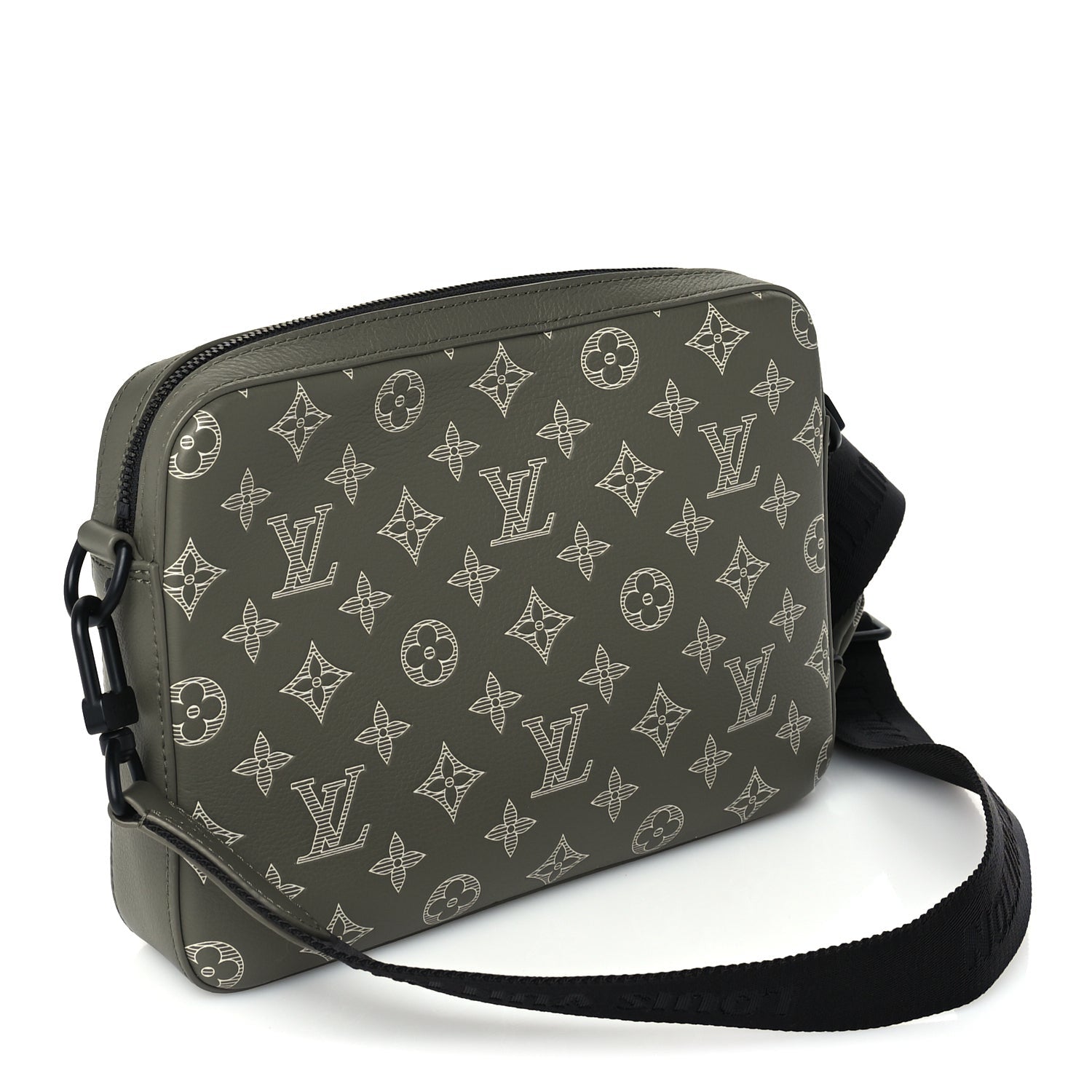 Louis Vuitton Monogram Shadow G65 Trio Messenger  Olive Green 4 of 10