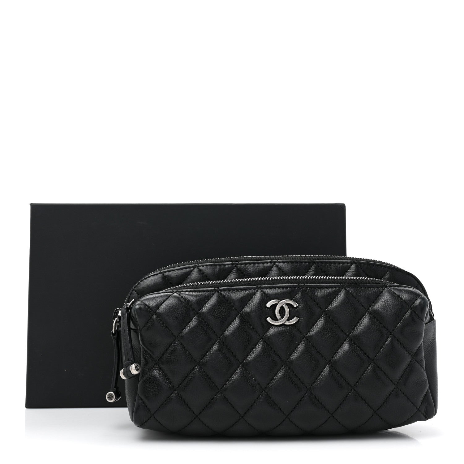 Chanel Calfskin Quilted Waist Bag Black 17 of 17