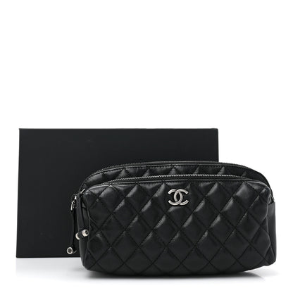 Chanel Calfskin Quilted Waist Bag Black 17 of 17