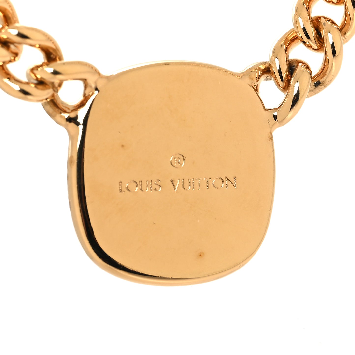 LV ID Chain Necklace Gold