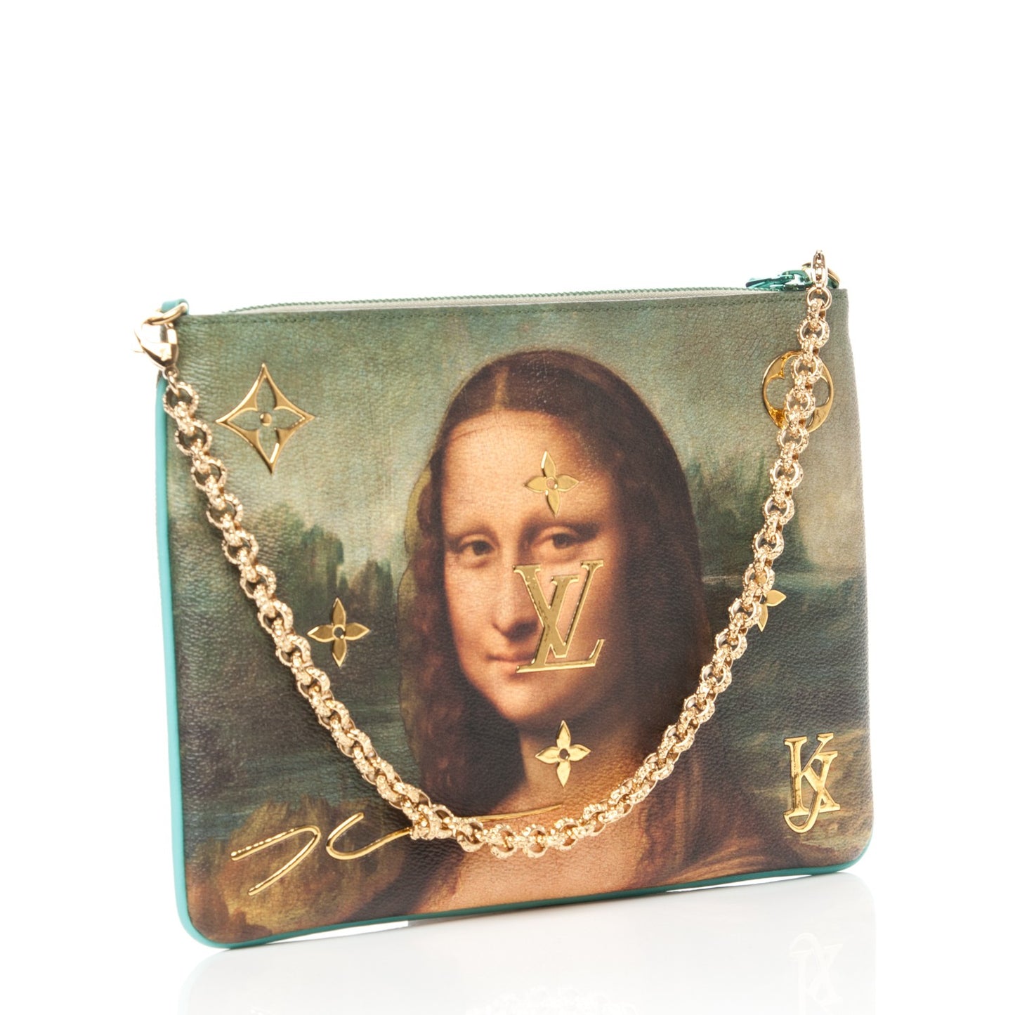 Masters Da Vinci Pochette Clutch Vert D’eau