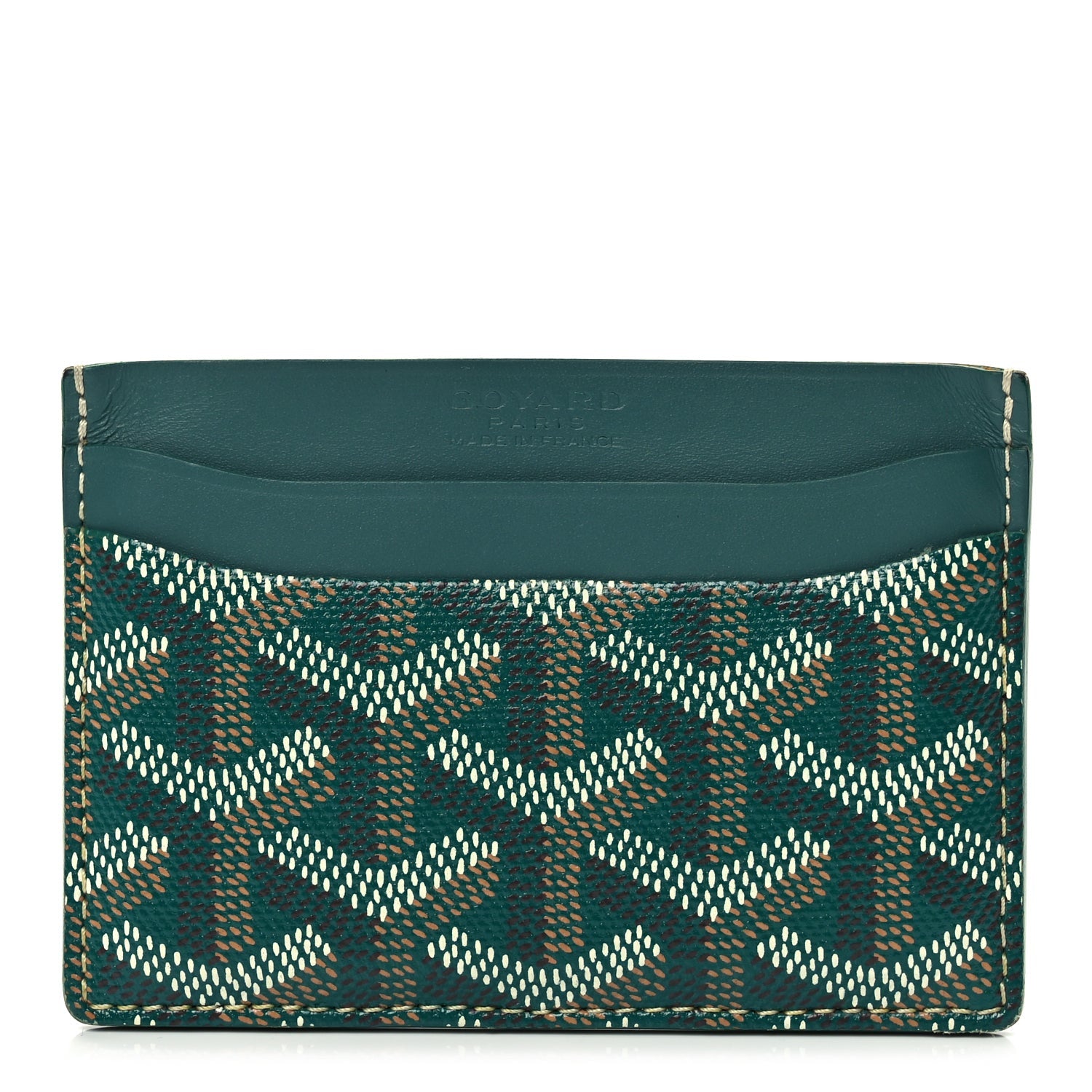 Goyard ine Saint Sulpice Card Holder Green 1 of 9