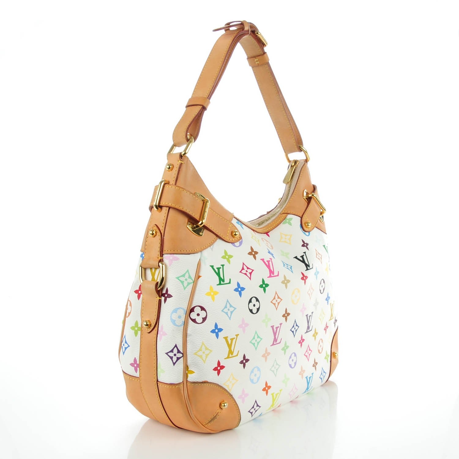 Louis Vuitton Monogram Multicolor Greta White 3 of 7