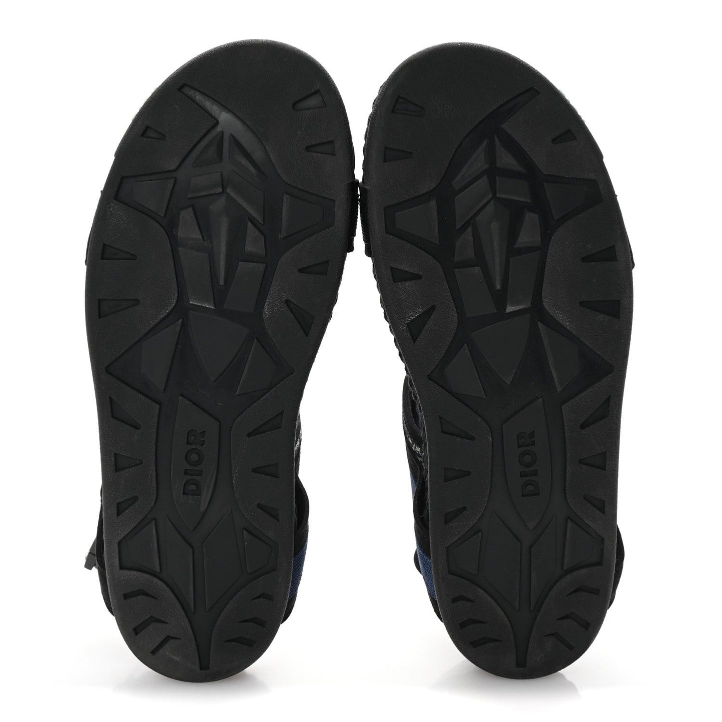 Technical Fabric Oblique Mens Atlas Sandals 44 Black Blue
