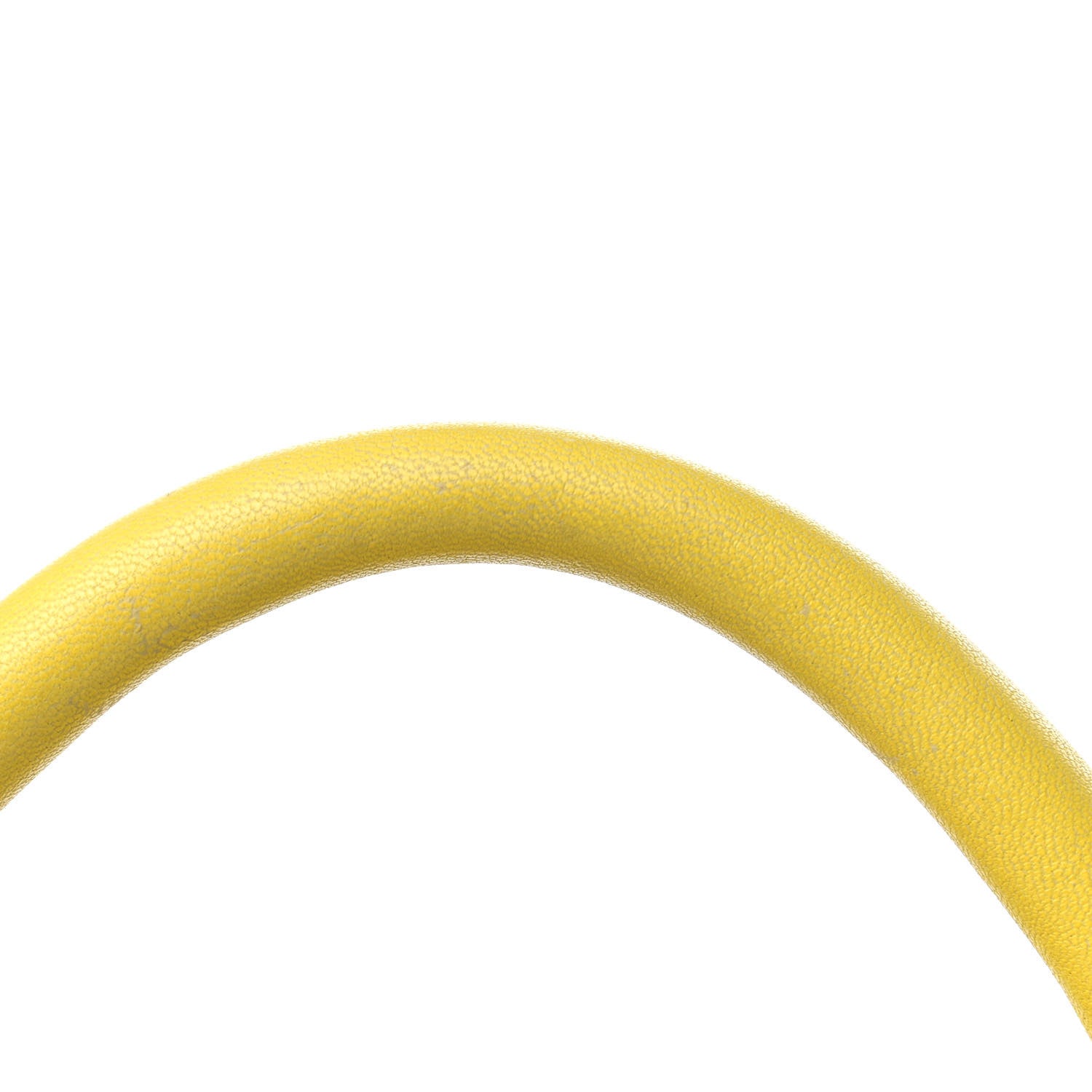 MCM Pebbled Calfskin Studded Satchel Yellow 14 of 17