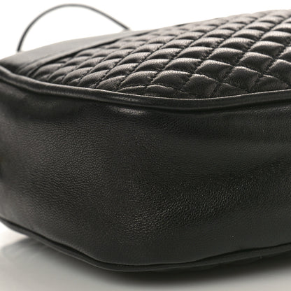 Saint Laurent Lambskin Quilted Victoire Camera Bag Black 8 of 9