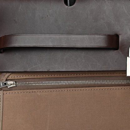 Hermes Toile Vache Hunter Herbag Zip 39 MM Etoupe Ebene 15 of 21