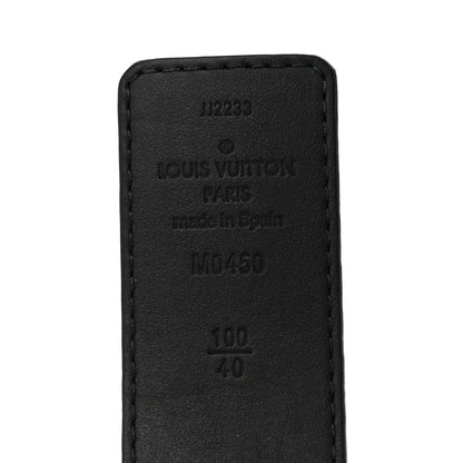 Louis Vuitton Calfskin Monogram Eclipse 35mm LV Initiales Reversible 100 40 Belt 3 of 5