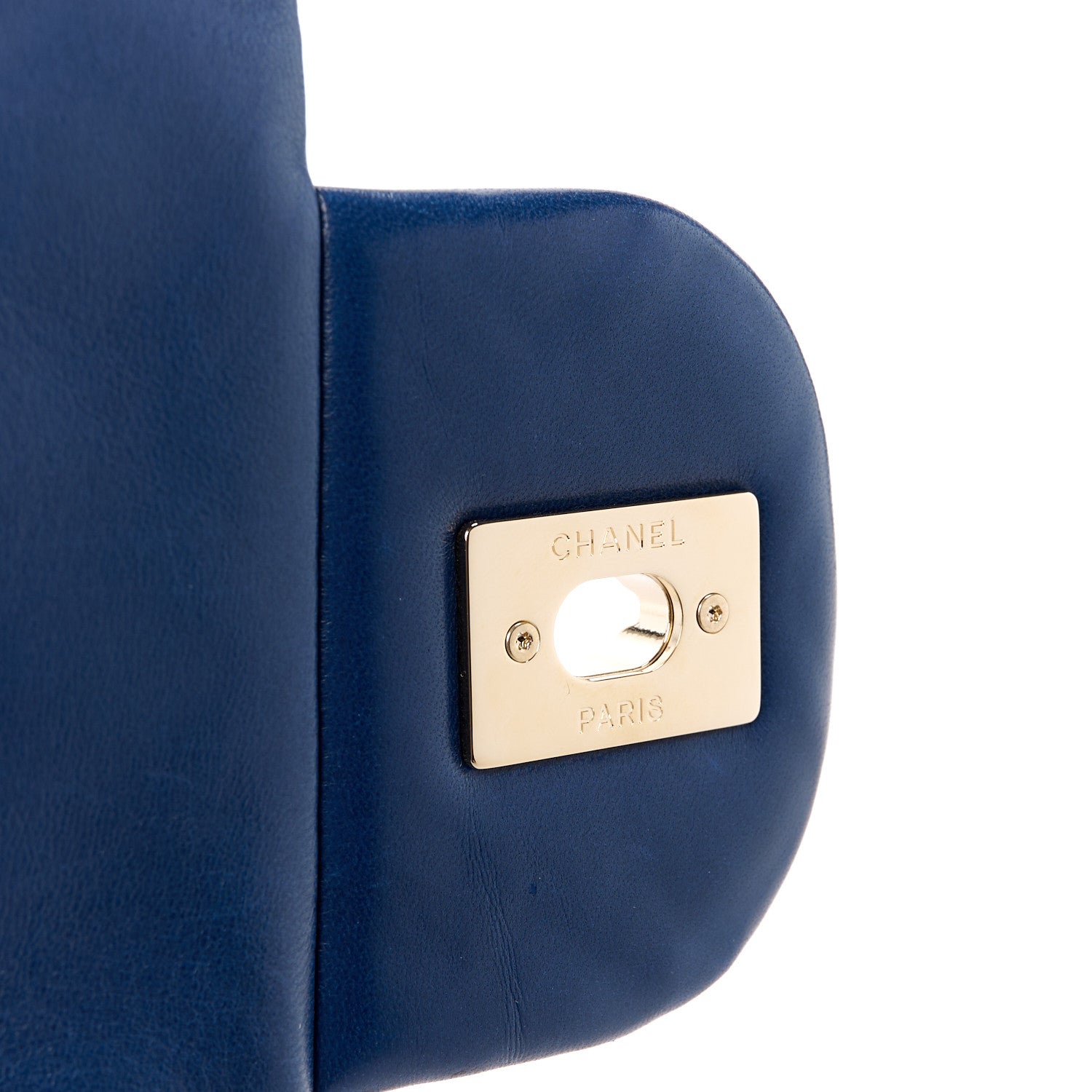 Chanel Lambskin Quilted Maxi Single Flap Marine Fonce 9 of 16