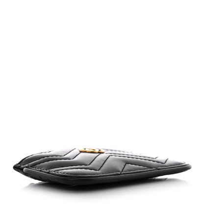 Gucci Calfskin Matelasse GG Marmont Key Case Black 4 of 8