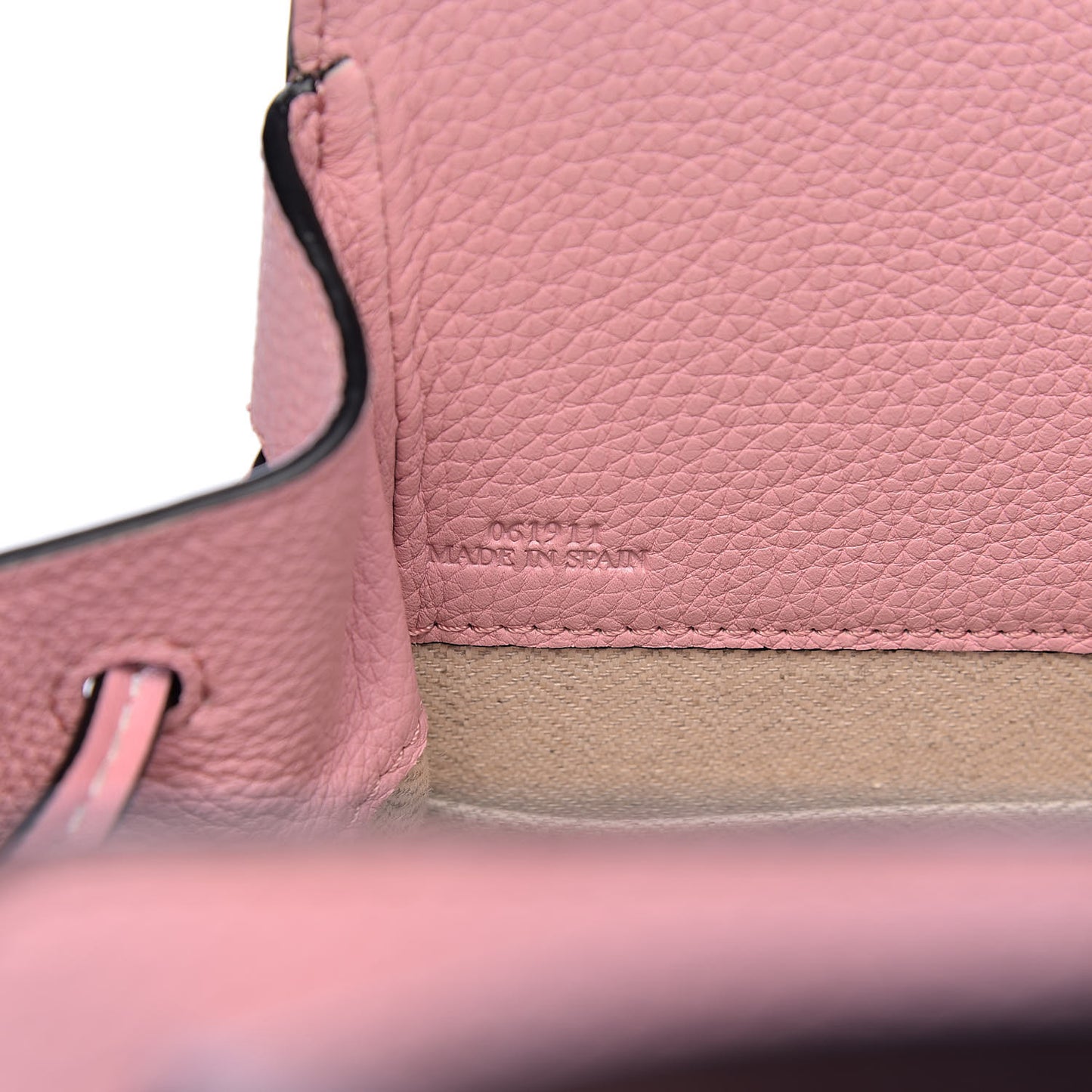 Calfskin Mini Hammock Shoulder Bag Pastel Pink