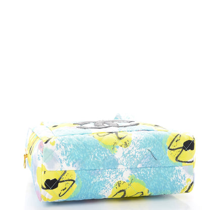 Chanel Canvas Printed Quilted CC Bowler Multicolor 4 of 11