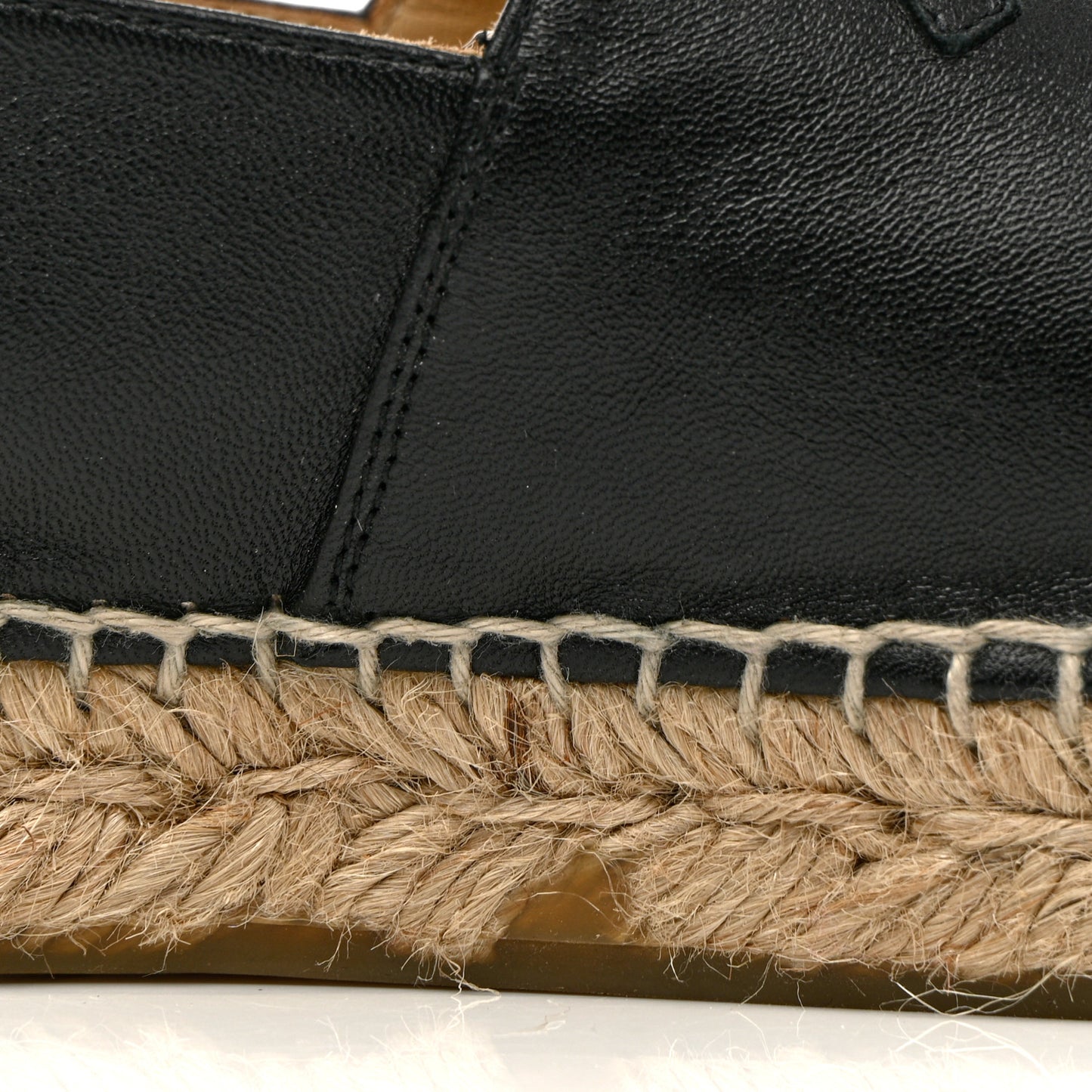 Lambskin CC Espadrilles 40 Black
