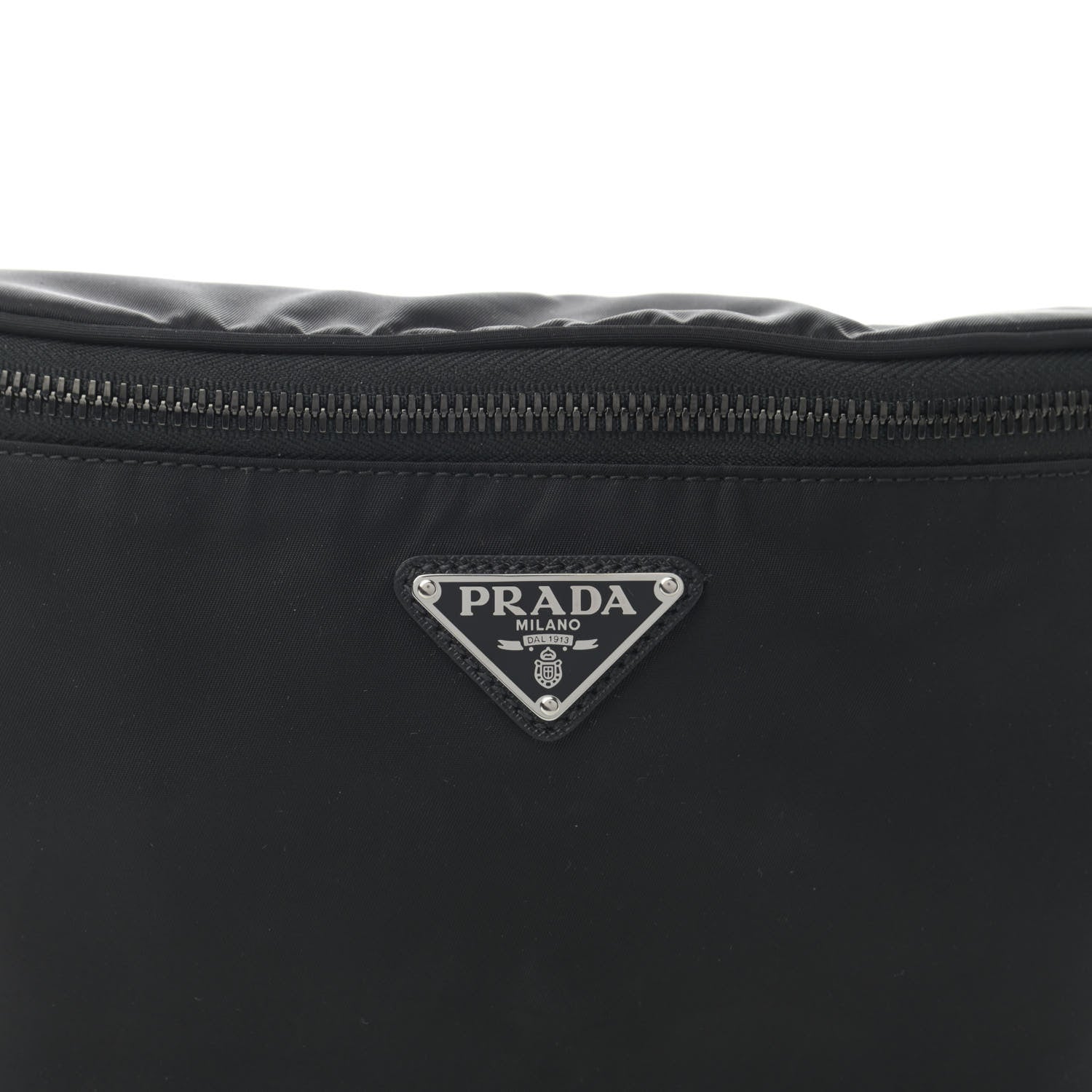 Prada Tessuto Nylon Belt Bag Black 9 of 11