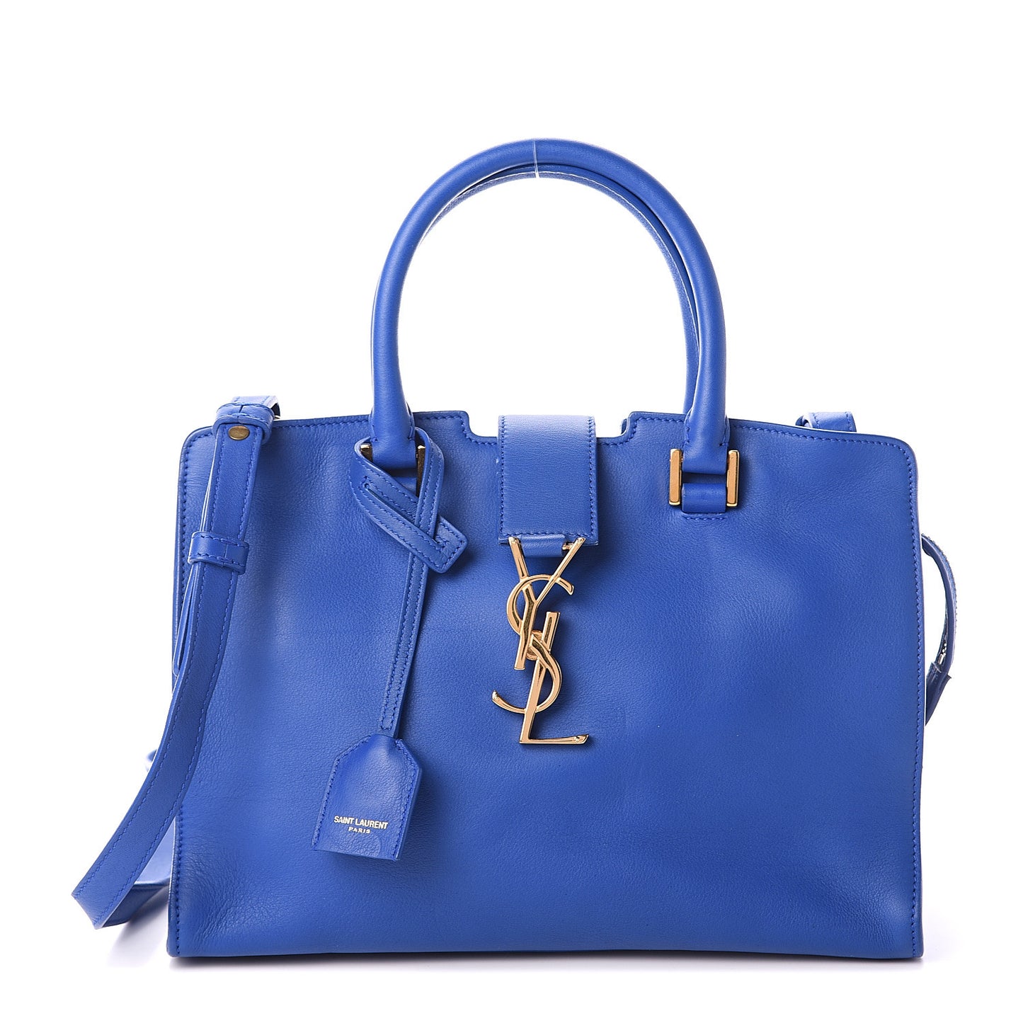 Calfskin Monogram Baby Cabas Blue Majorelle