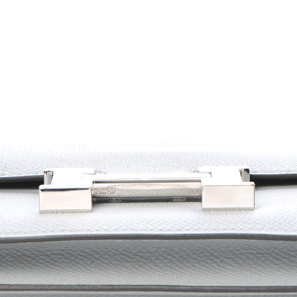 Hermes Epsom Constance 18 Bleu Glacier 15 of 17