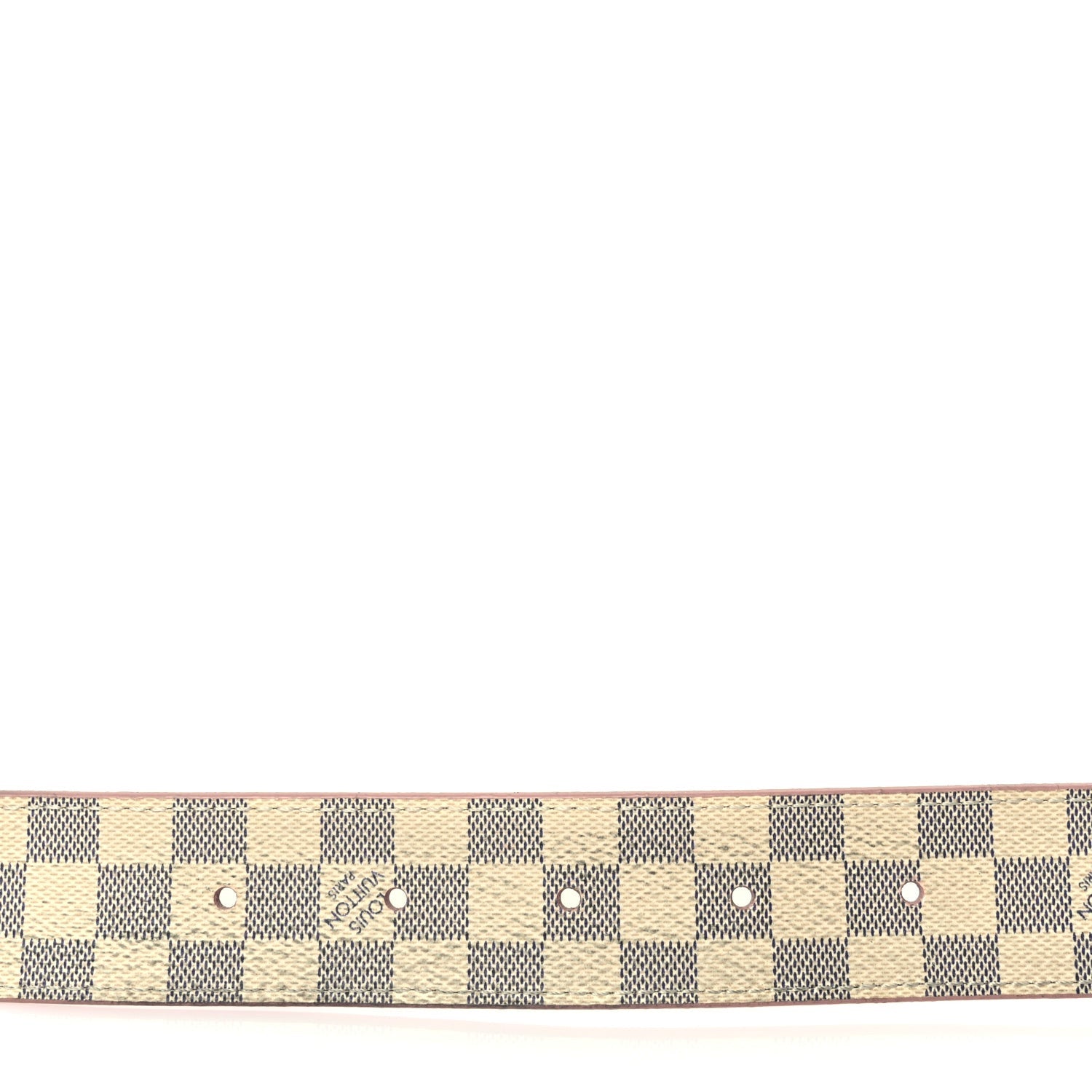 Louis Vuitton Damier Azur 30mm LV Initiales Reversible Belt 85 34 Pink 4 of 5