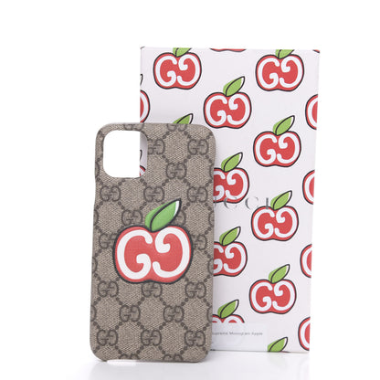 Gucci GG Supreme Monogram Apple Print iPhone 11 Pro Max Case 7 of 7