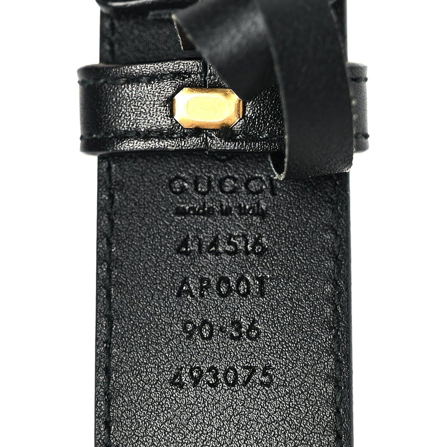 Calfskin Double G 30mm Belt 90 36 Black