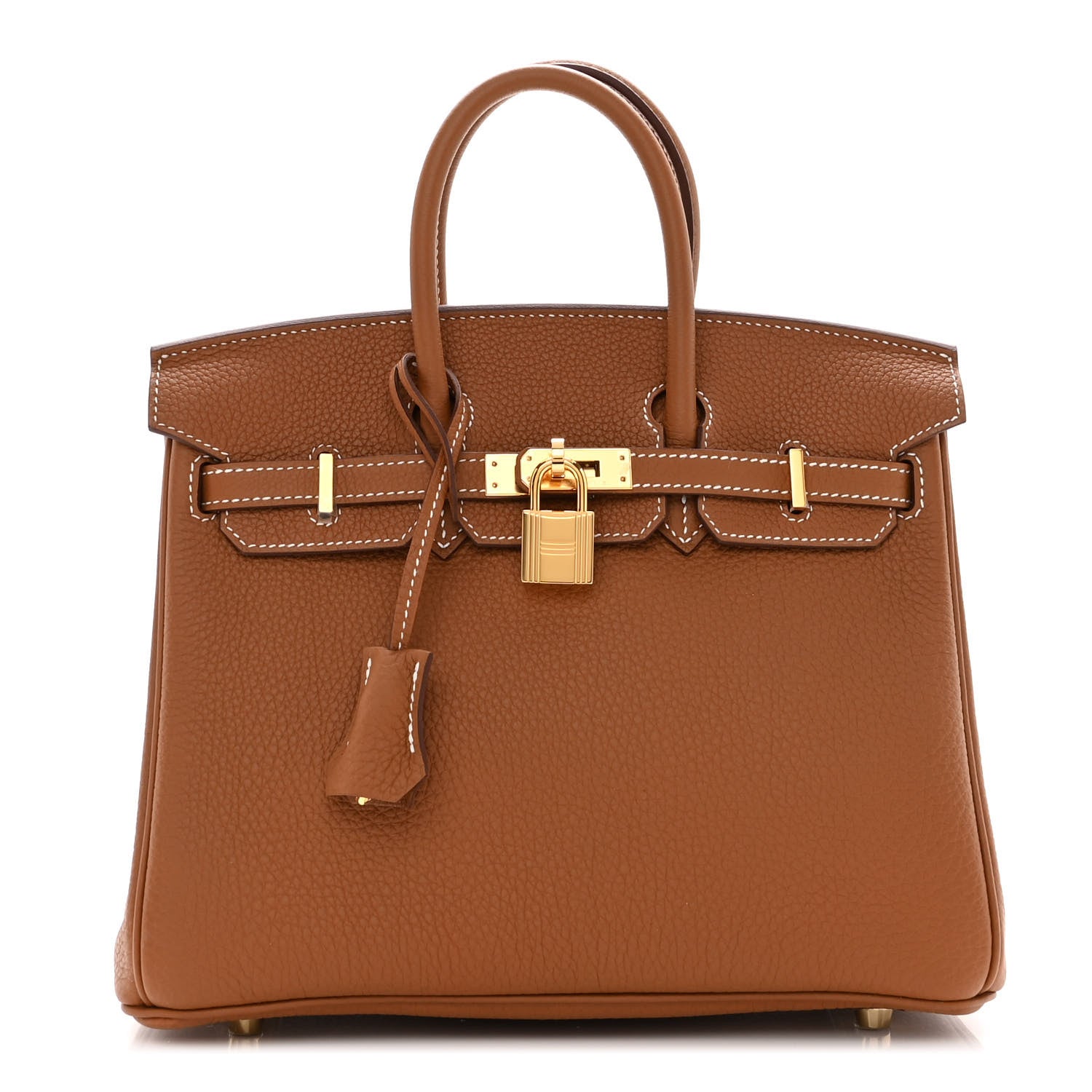 Hermes Togo Birkin 25 Gold 1 of 11