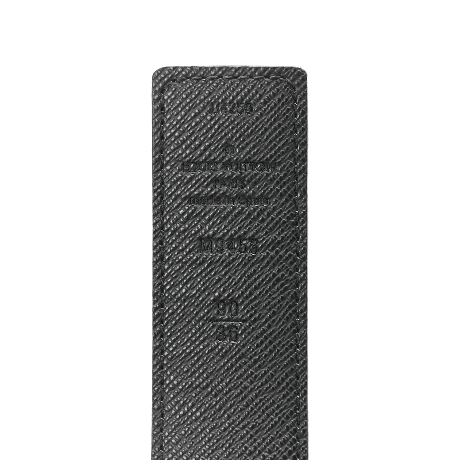 Louis Vuitton Calfskin Monogram 30mm LV Initiales Reversible Belt 90 36 Black 5 of 6