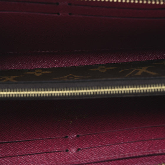 Louis Vuitton Monogram Clemence Wallet Fuchsia 5 of 7