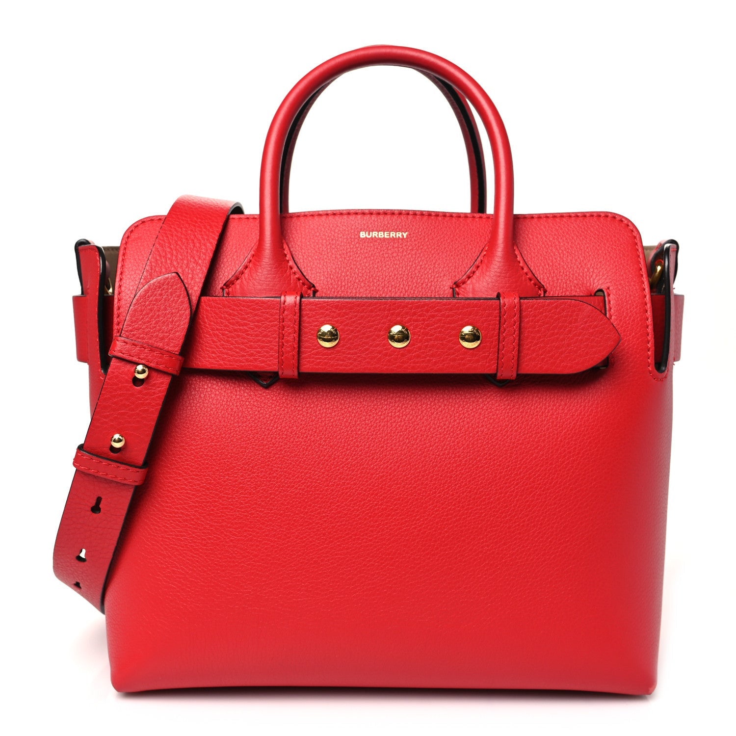 Burberry Soft Grain Calfskin Small Belt Bag Marais Bright Military Red 1 of 7
