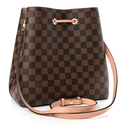 Louis Vuitton Damier Ebene Neonoe MM Venus Pink 3 of 9