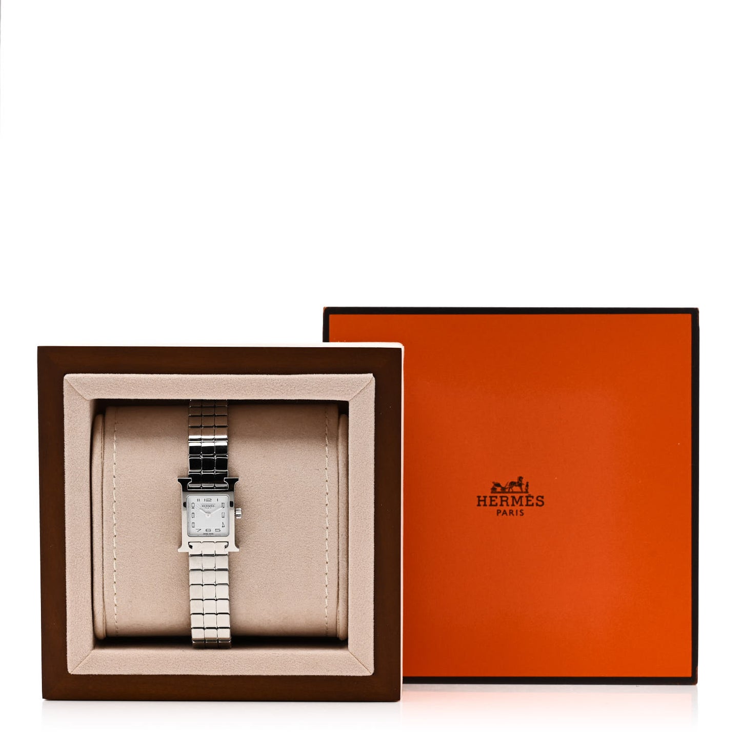 Stainless Steel 17.2mm Heure H Hour Quartz Watch