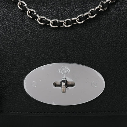 Mulberry Glossy Goatskin Small Lily Flap Black 9 of 11