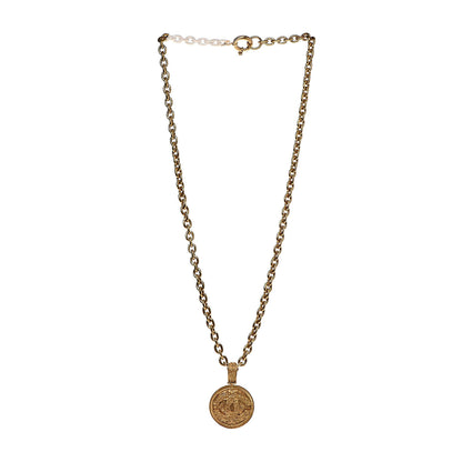 Chanel CC Chain Pendant Long Necklace Gold 3 of 6