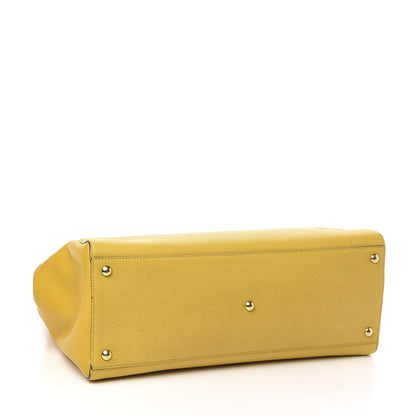 Fendi Vitello Elite Large 2Jours Tote Cedro 4 of 15