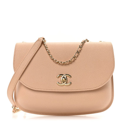 Chanel Caviar Mini Chain Flap Bag Beige 1 of 7